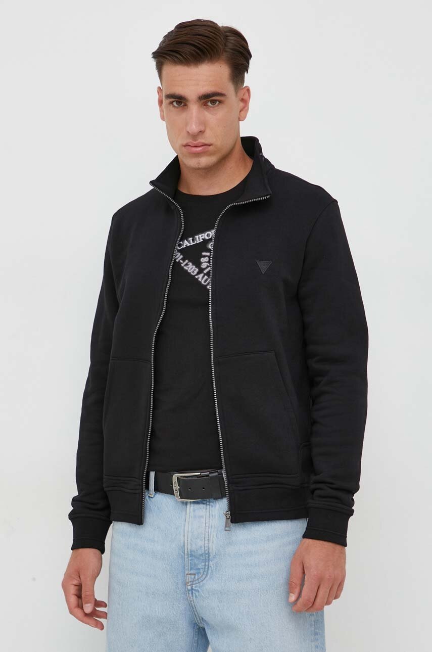 

Кофта Guess мужская цвет чёрный однотонная