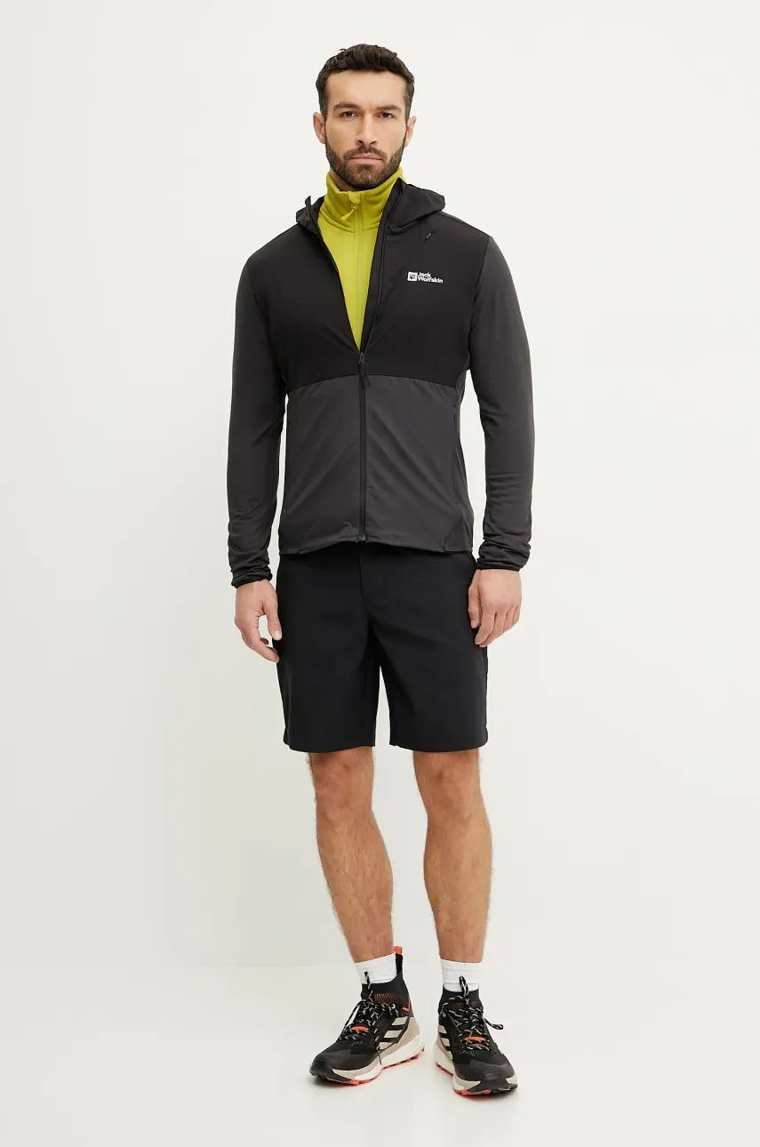Спортивная кофта Jack Wolfskin Baiselberg цвет оранжевый однотонная 1711381 Спортивная кофта Jack Wolfskin Baiselberg цвет оранжевый однотонная 1711381