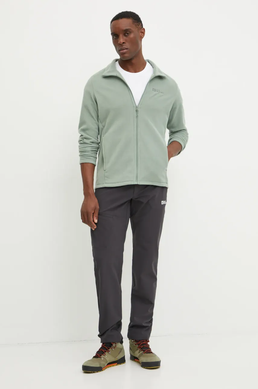 Спортивная кофта Jack Wolfskin Taunus цвет красный однотонная 1711451 Спортивная кофта Jack Wolfskin Taunus цвет красный однотонная 1711451