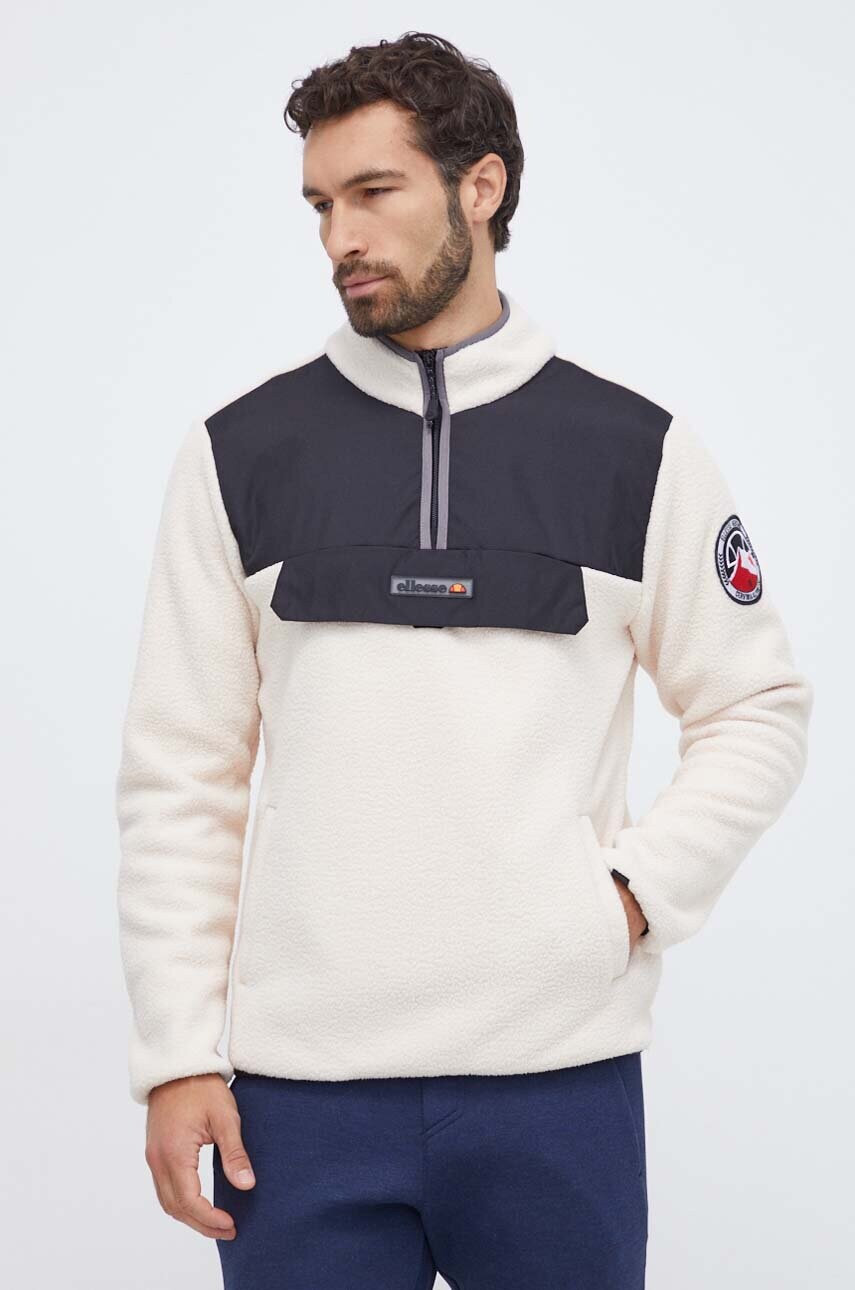 Levně Bunda Ellesse béžová barva, hladká