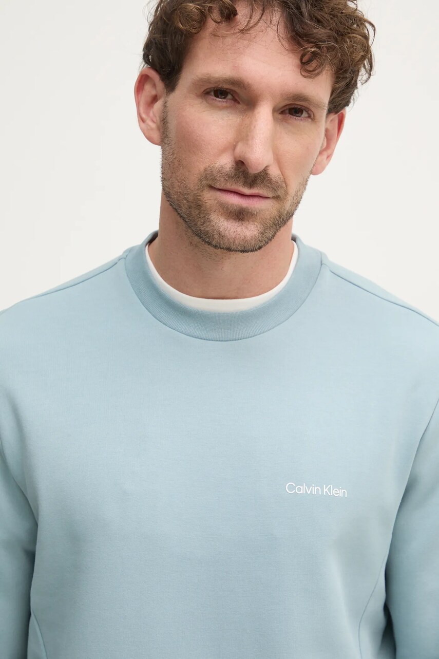 

Суичър Calvin Klein в синьо с изчистен дизайн K10K109926, Син