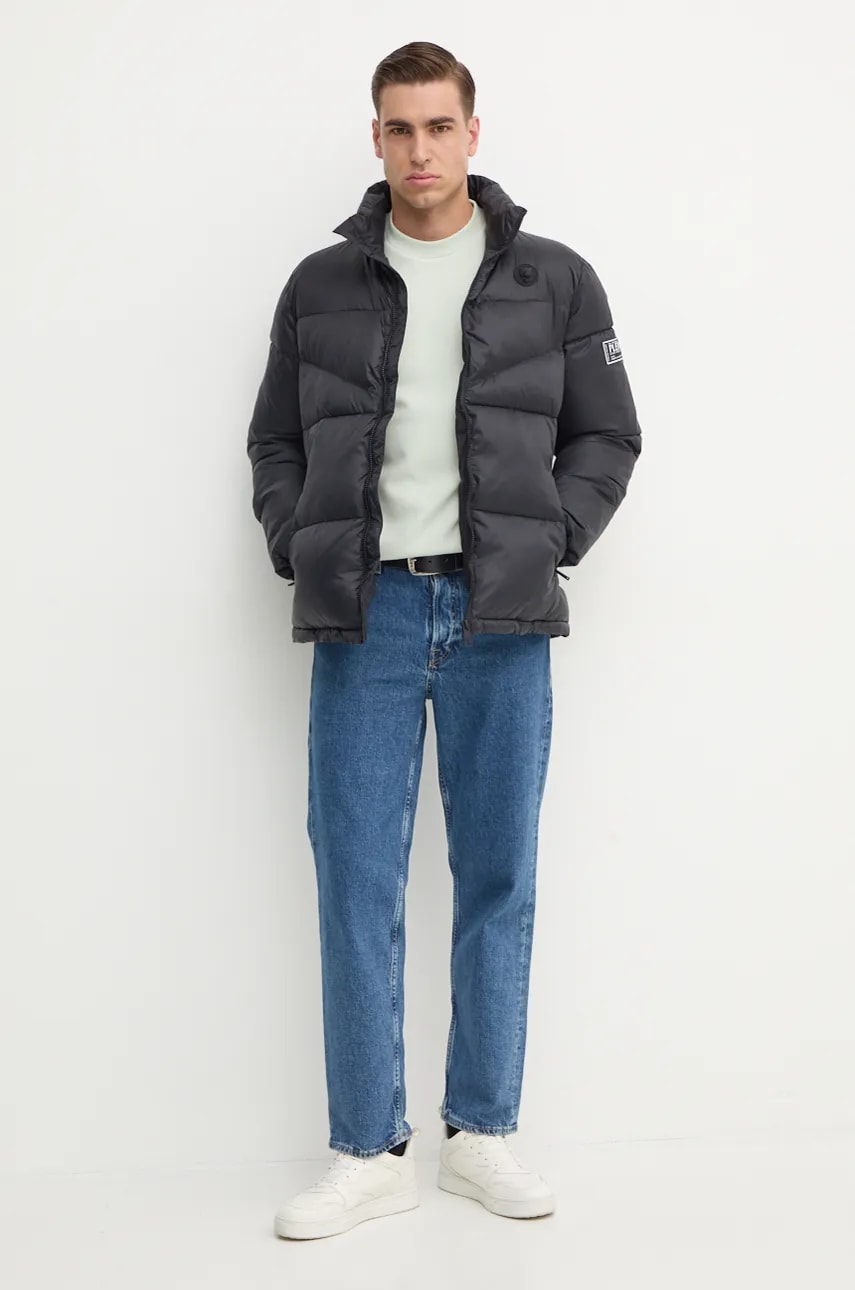 Кофта Calvin Klein мужская цвет серый однотонная K10K109926 Кофта Calvin Klein мужская цвет серый однотонная K10K109926