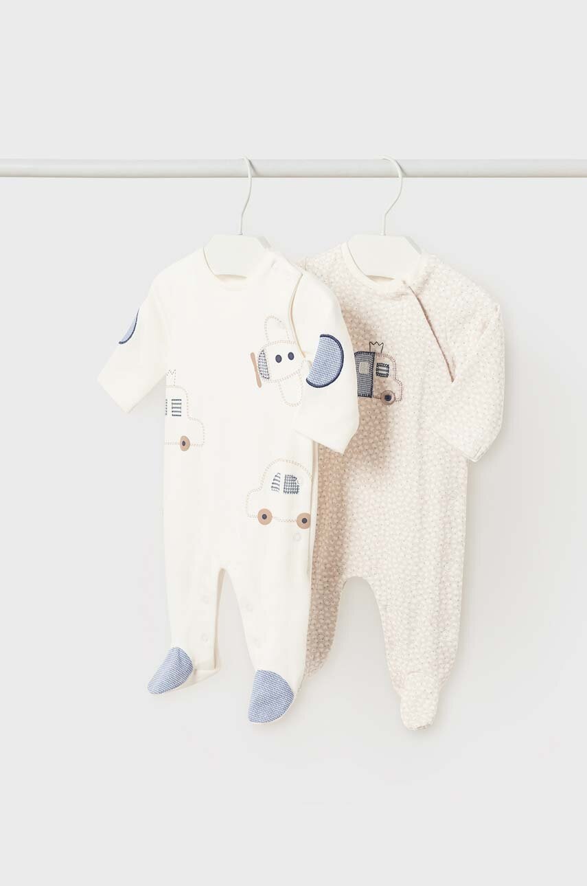 

Дитячі бавовняні повзунки Mayoral Newborn 2-pack