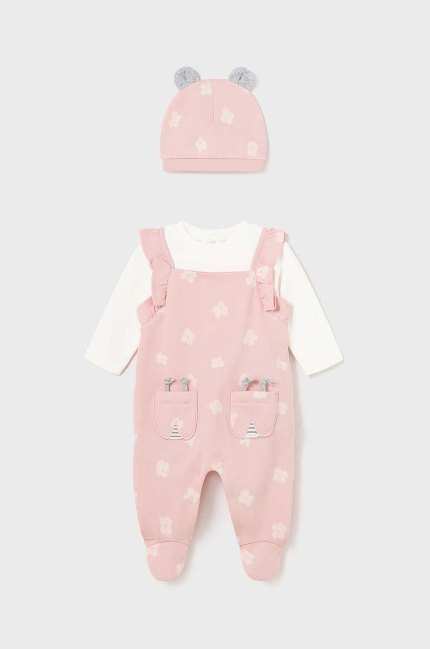 

Бебешки ританки Mayoral Newborn, Розов