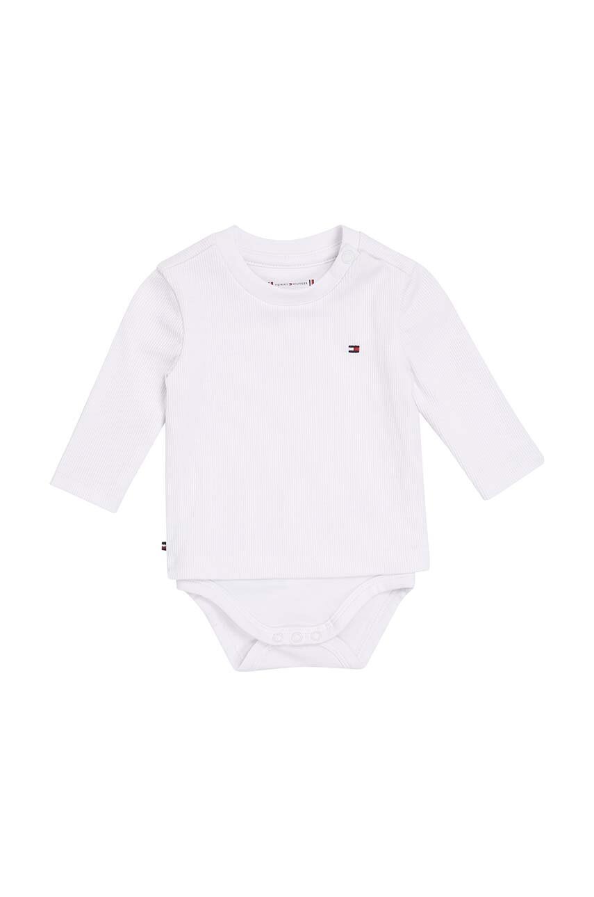 

Бебешко боди Tommy Hilfiger, Бял