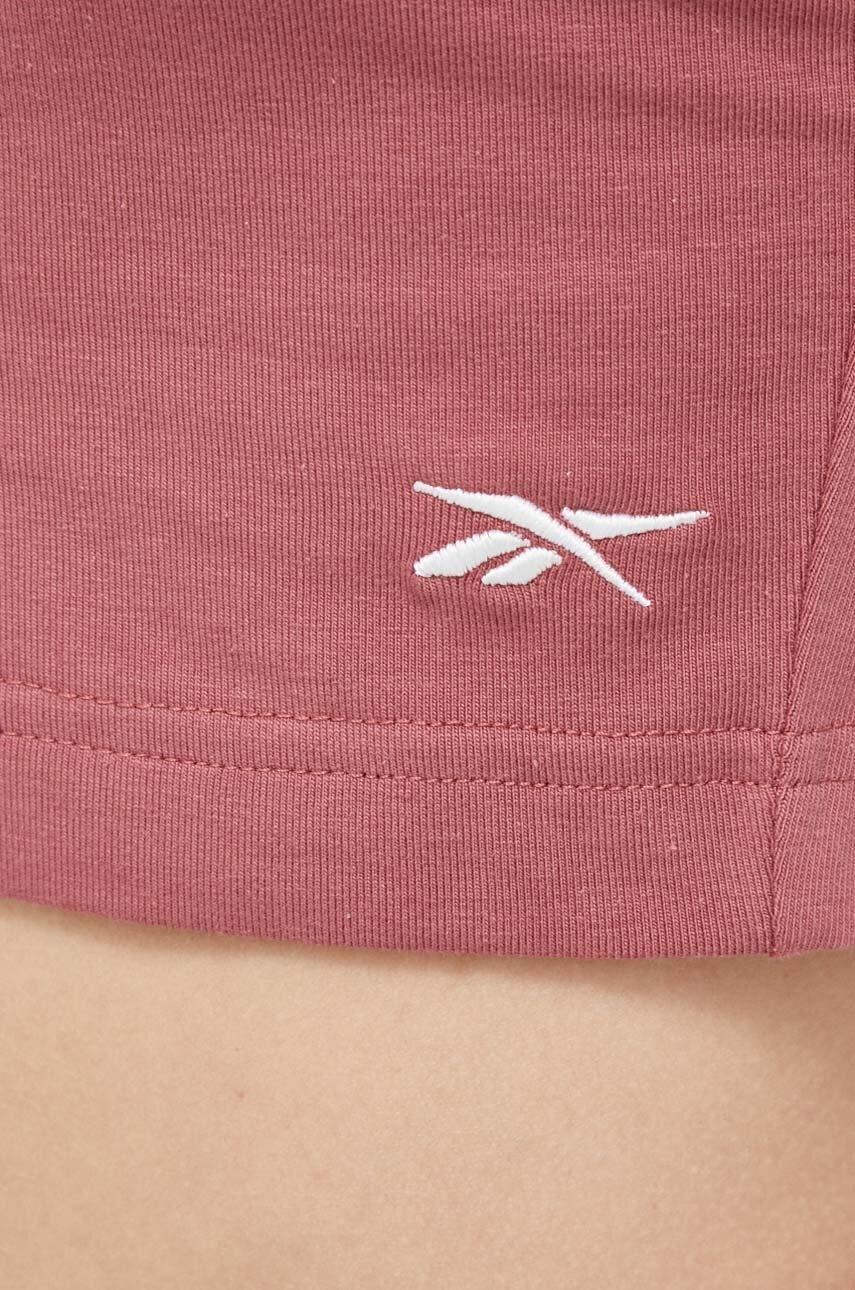 Longsleeve Reebok Classic χρώμα: ροζ φωτογραφία