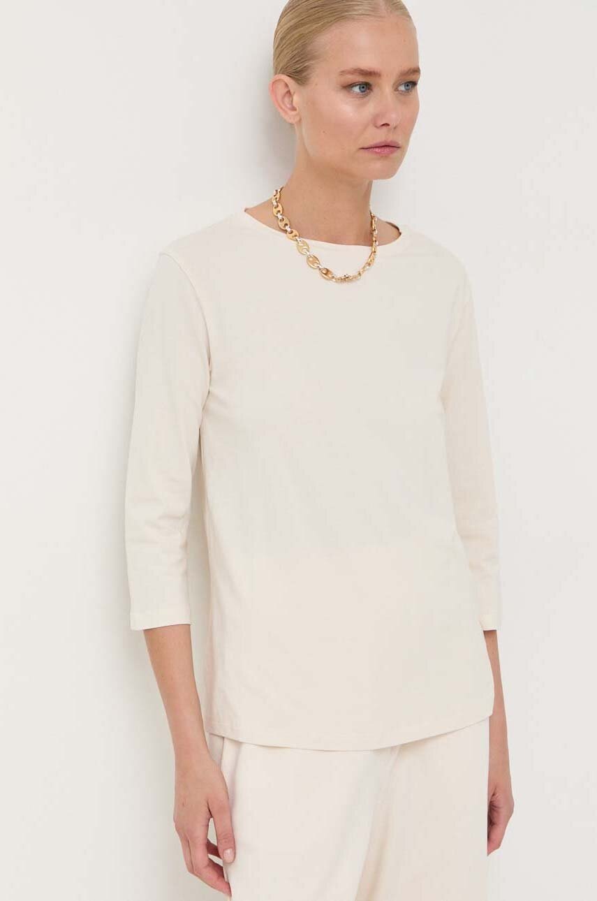 

Лонгслив Weekend Max Mara женская цвет бежевый