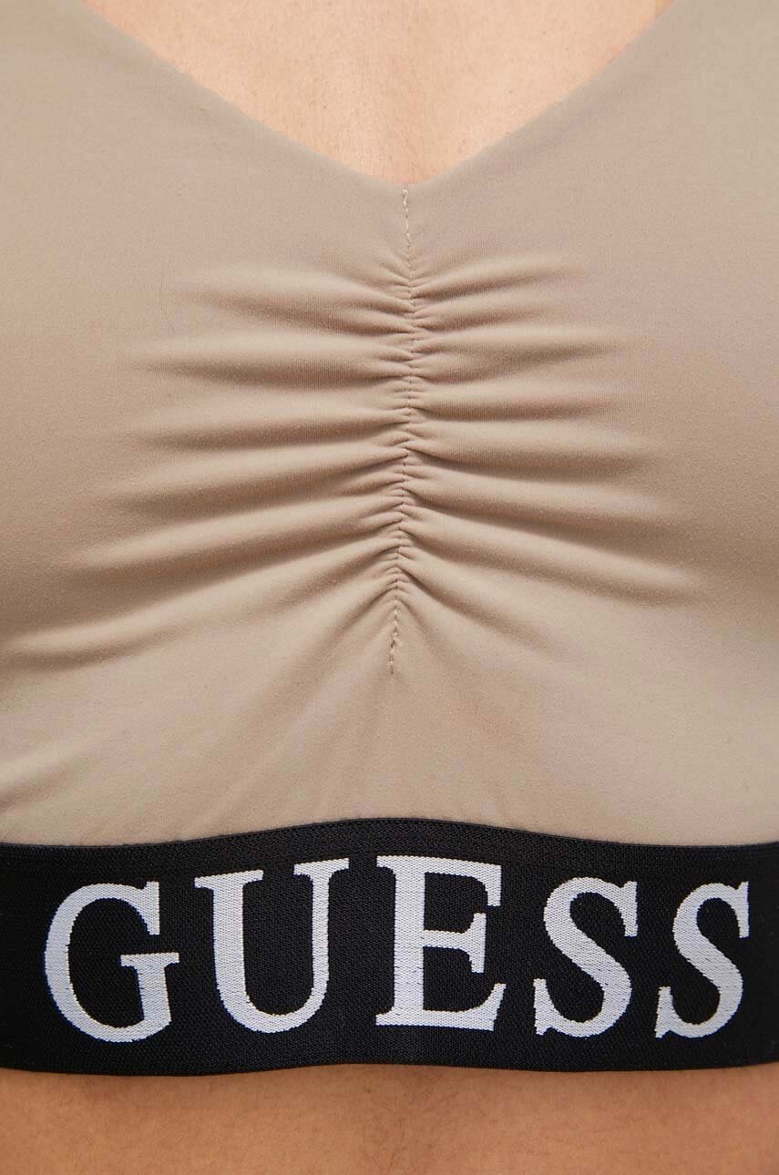 Top Guess χρώμα: καφέ φωτογραφία