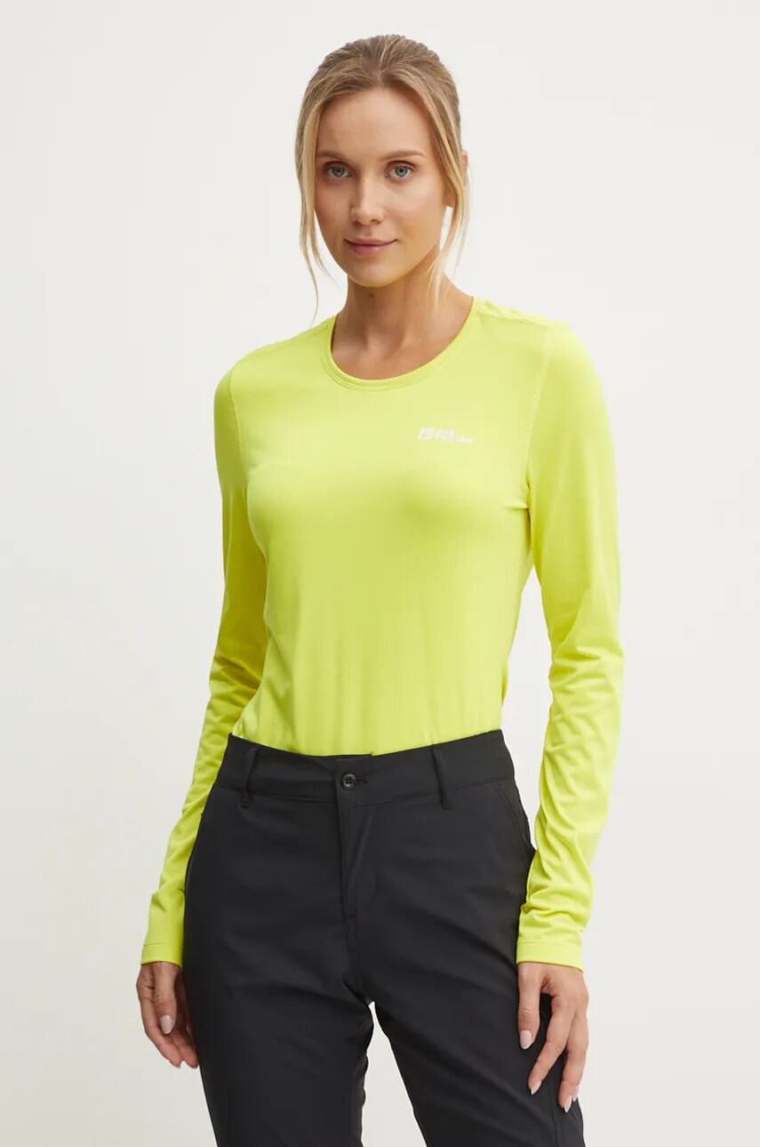 Jack Wolfskin longsleeve sport Sky Thermal culoarea albastru marin, 1808961 Jack Wolfskin longsleeve sport Sky Thermal culoarea albastru marin, 1808961