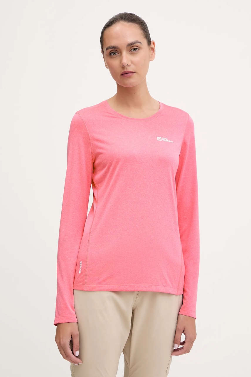 Jack Wolfskin longsleeve sport Sky Thermal culoarea bleumarin, 1808961