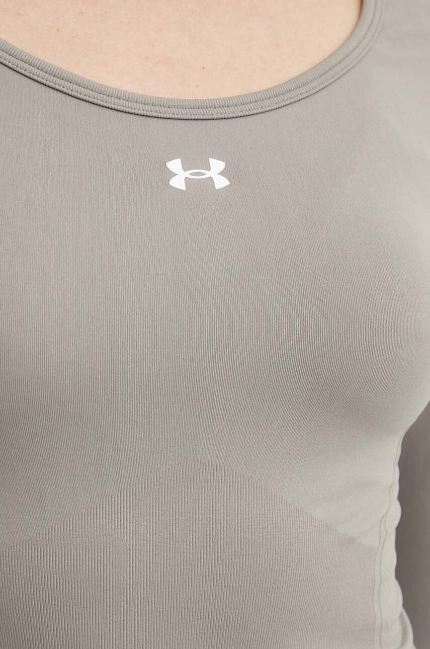 Μακρυμάνικο προπόνησης Under Armour Train Seamless χρώμα: γκρι, 1379150 φωτογραφία