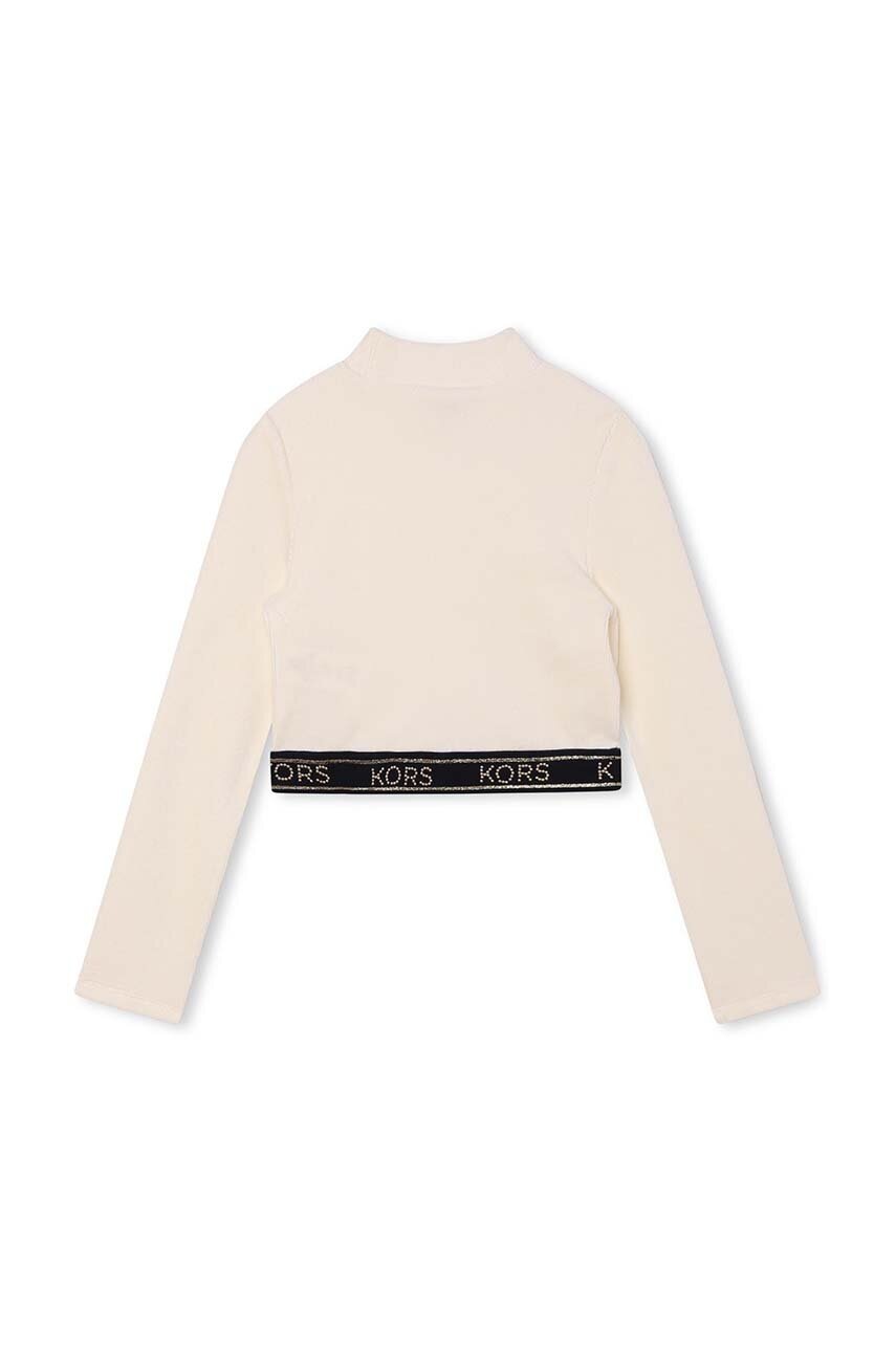 Michael Kors Longsleeve Copii Culoarea Bej