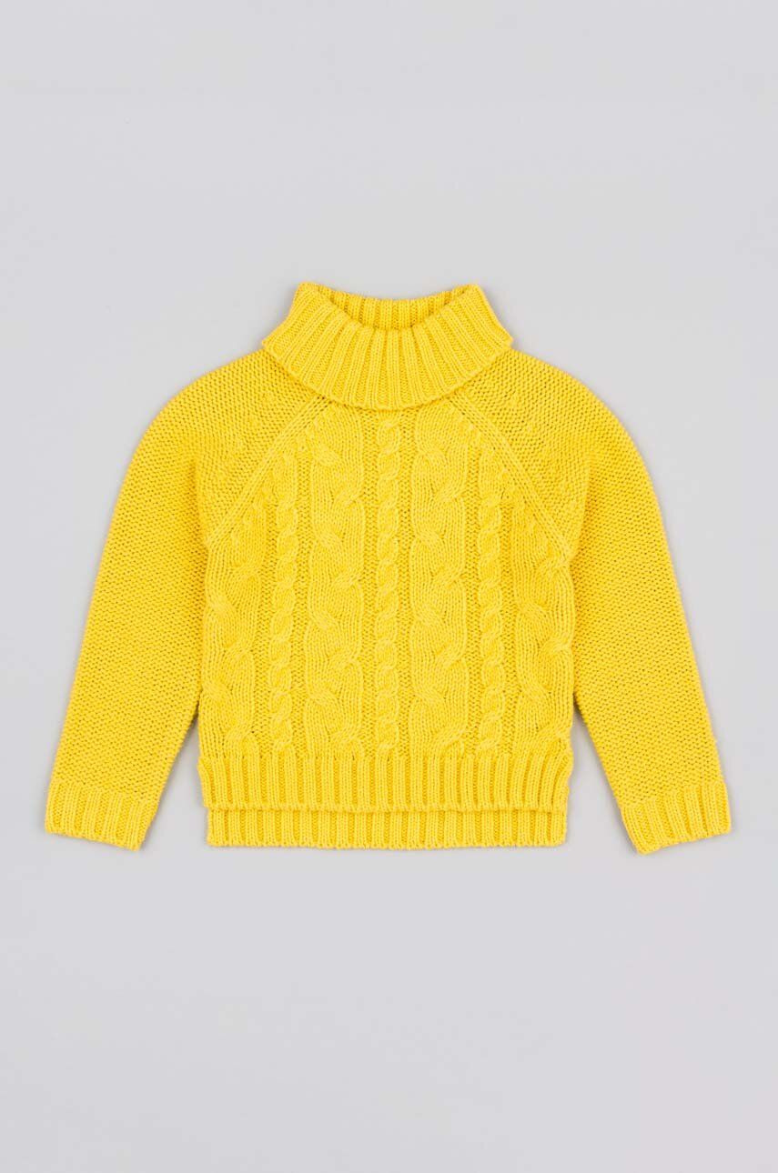 zippy pulover copii culoarea galben