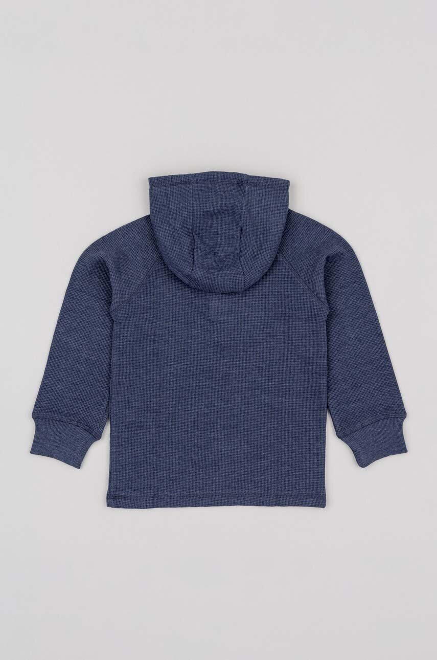 Дитяча кофта zippy з капюшоном однотонна