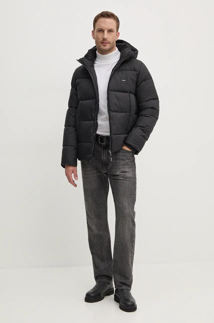 Хлопковый лонгслив Calvin Klein цвет белый однотонный Хлопковый лонгслив Calvin Klein цвет белый однотонный