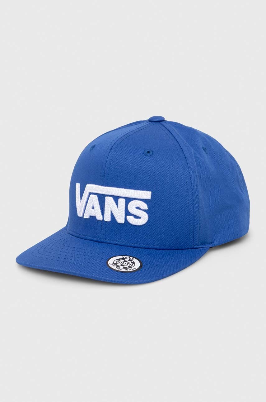 

Дитяча бавовняна кепка Vans BY DROP V II SNAPBACK BOYS з аплікацією