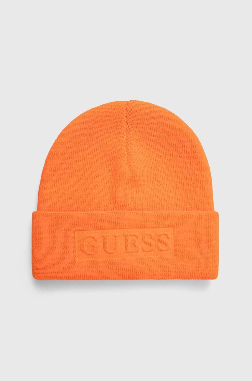 

Дитяча шапка Guess колір помаранчевий