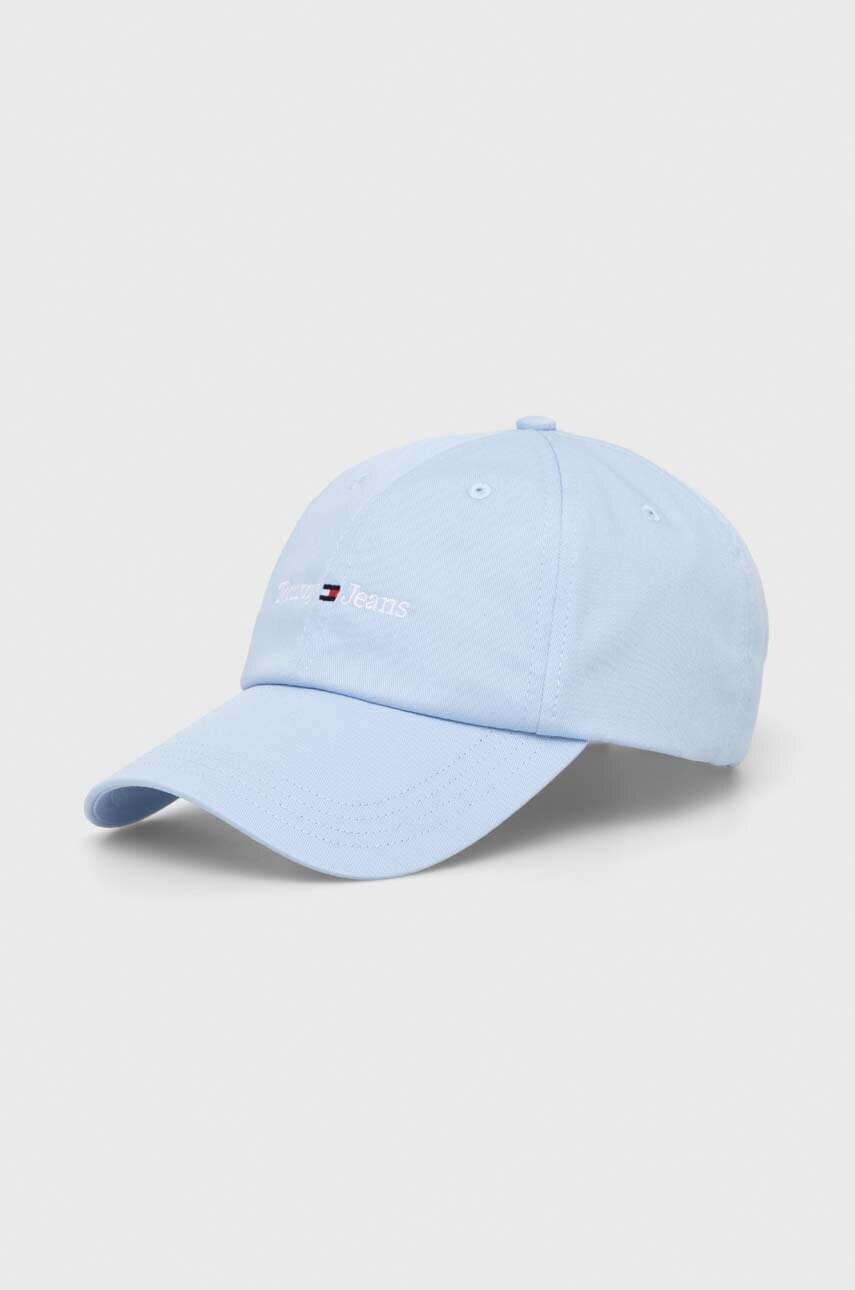 

Хлопковая кепка Tommy Jeans однотонная