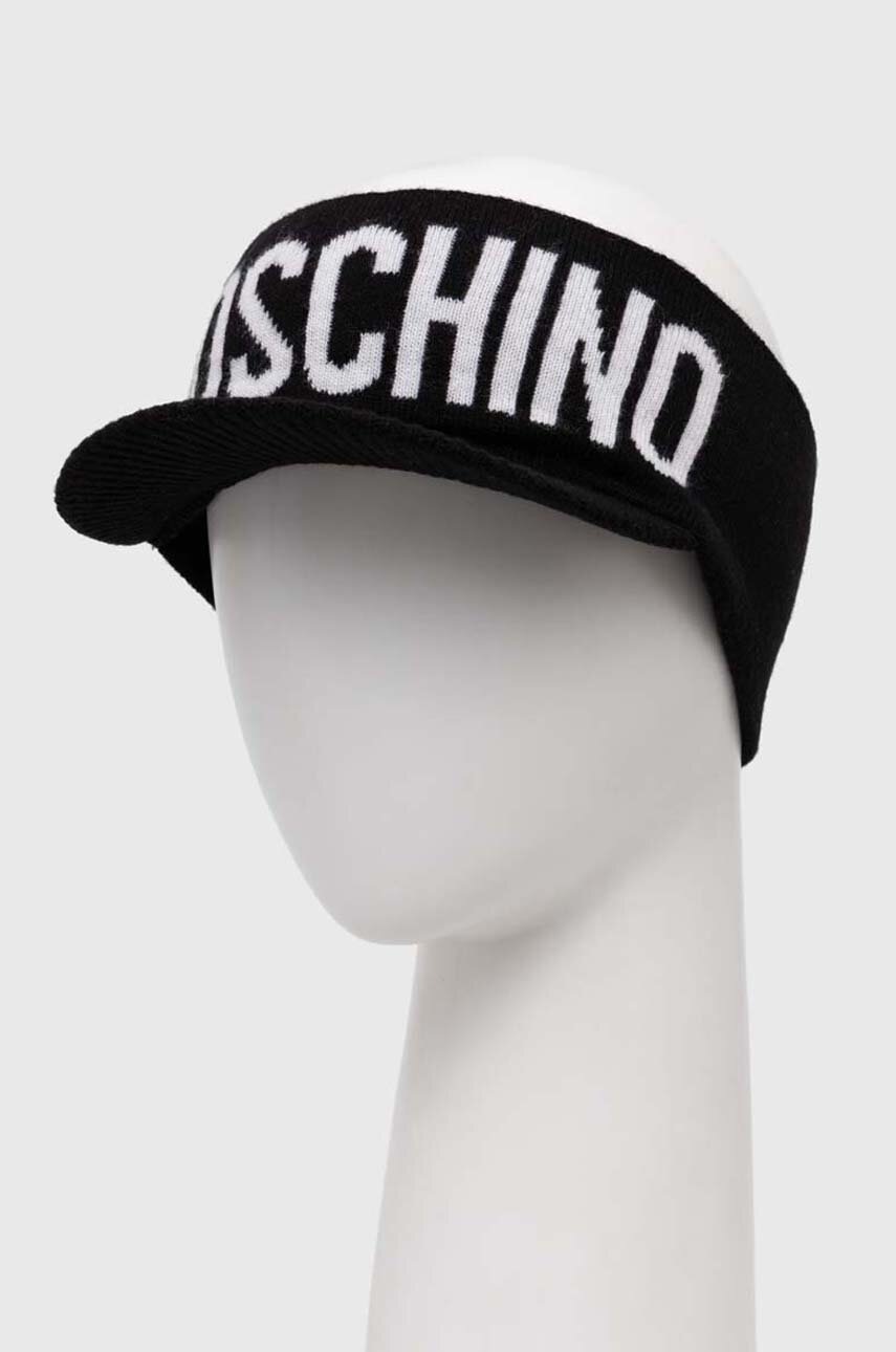 

Лента за глава с вълна Moschino в черно, Черен