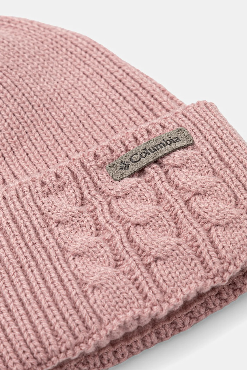 Шапка Columbia Agate Pass цвет чёрный из толстого трикотажа 2053181