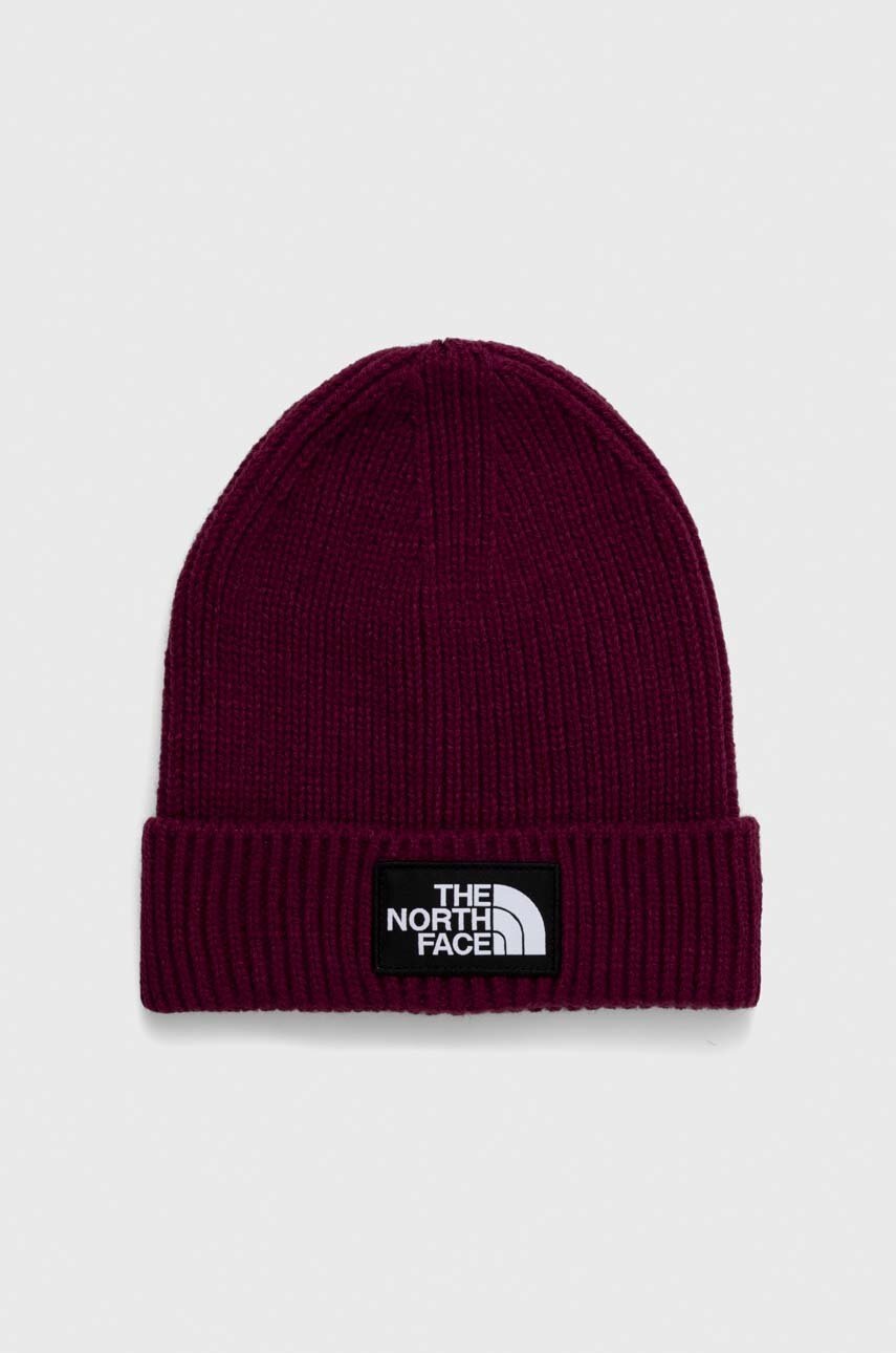 

Шапка The North Face колір фіолетовий