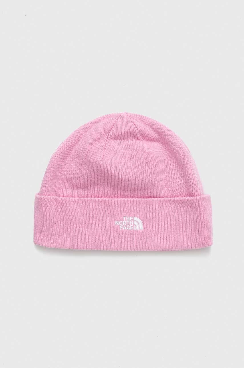 

Шапка The North Face цвет розовый