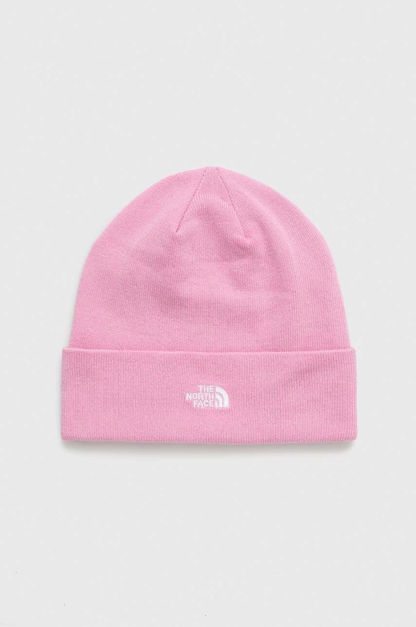 

Шапка The North Face колір рожевий