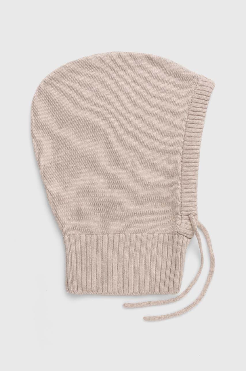 Samsoe Samsoe cagula din lână culoarea bej