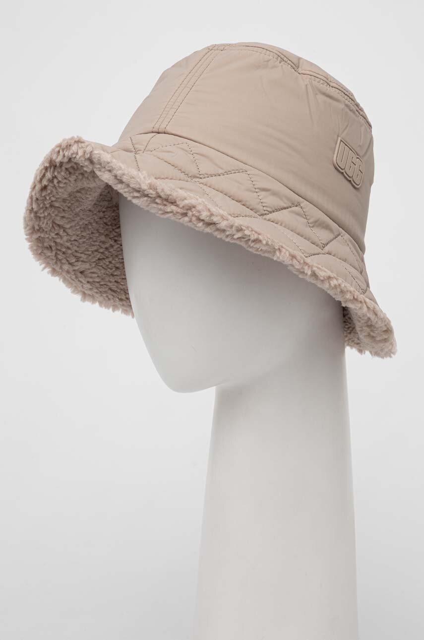 

Двосторонній капелюх UGG колір бежевий