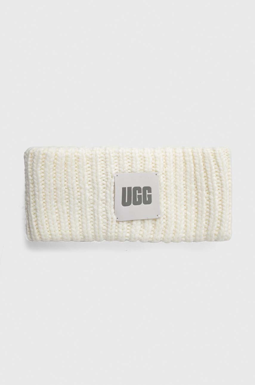 

Повязка с примесью шерсти UGG цвет белый