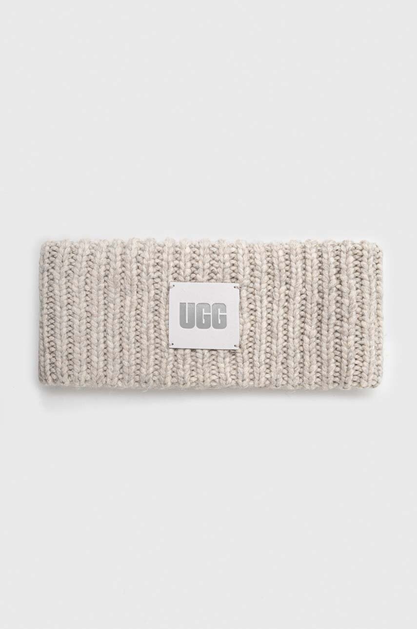 

Повязка с примесью шерсти UGG цвет серый