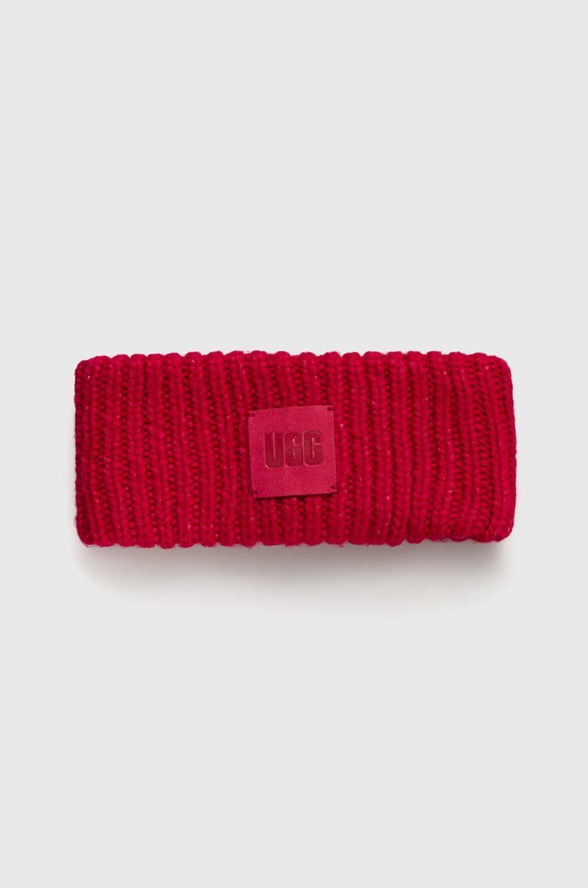 UGG bentita din amestec de lana culoarea roz