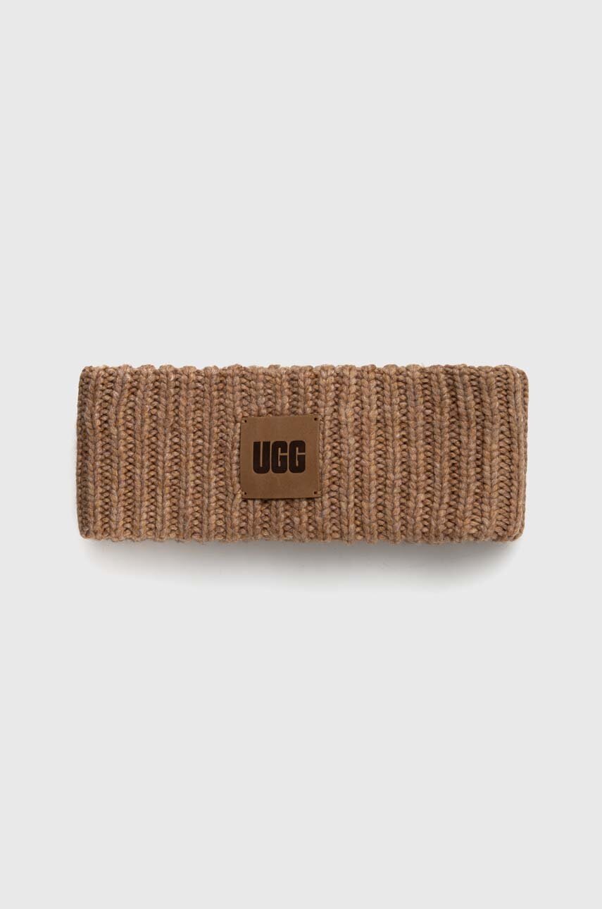 

Повязка с примесью шерсти UGG цвет коричневый