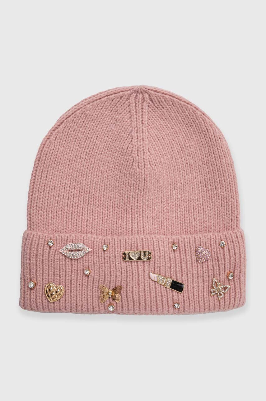 

Шапка Aldo LABEANIE цвет розовый из толстого трикотажа LABEANIE.680