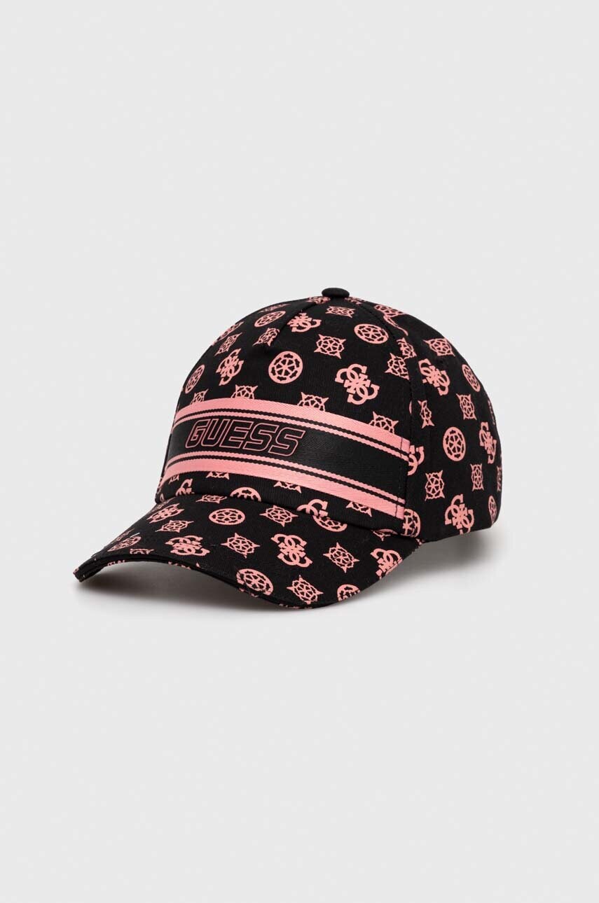 

Кепка Guess цвет чёрный узор