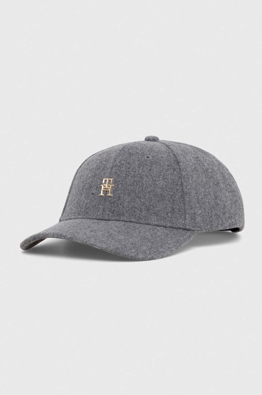 

Кепка Tommy Hilfiger колір сірий меланж