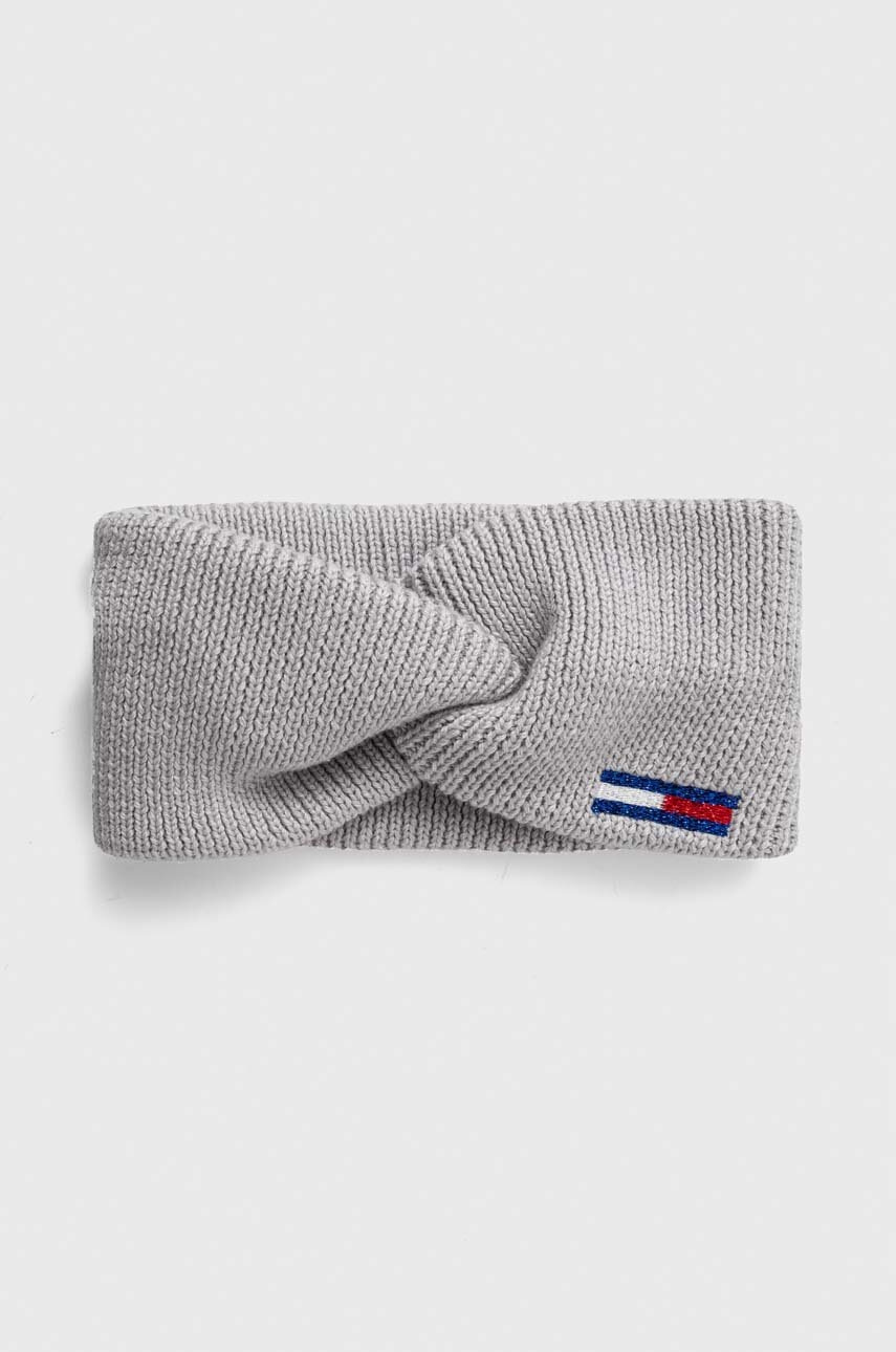 

Пов'язка Tommy Jeans колір сірий