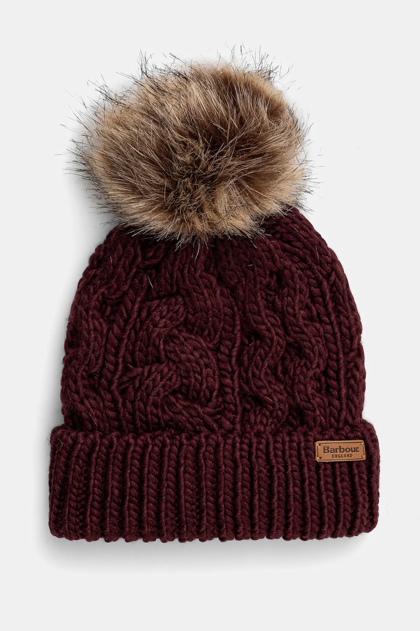 Barbour caciula culoarea bordo