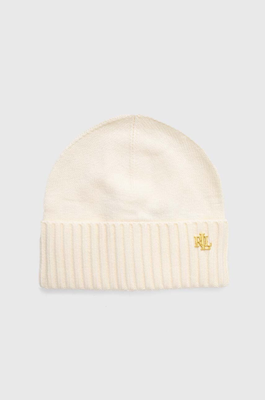 

Шапка Lauren Ralph Lauren цвет бежевый