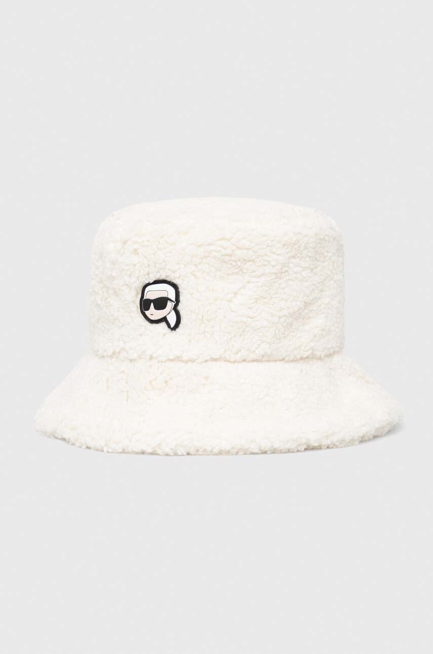 

Шляпа Karl Lagerfeld цвет бежевый