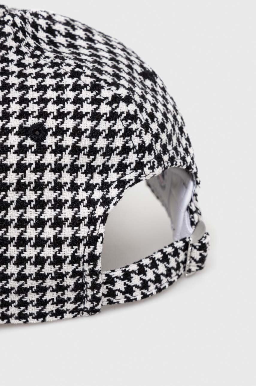 New Era czapka z daszkiem z domieszką wełny kolor czarny wzorzysta NEW YORK YANKEES