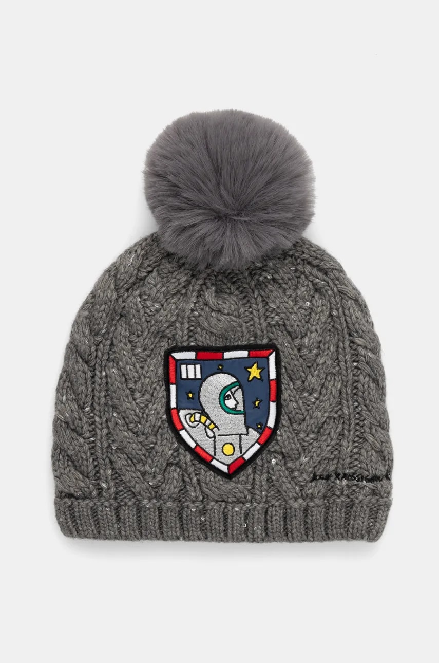 Rossignol caciula din amestec de lana JCC culoarea albastru marin, din tricot gros Rossignol caciula din amestec de lana JCC culoarea albastru marin, din tricot gros