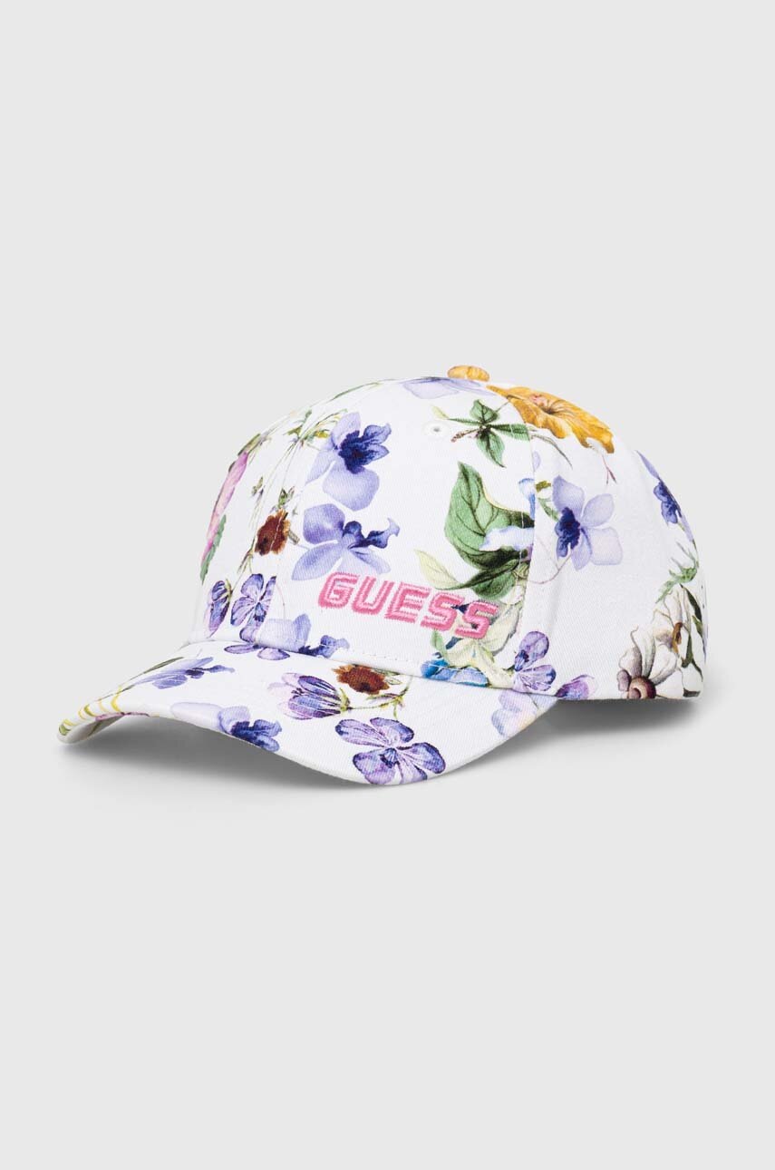 

Дитяча бавовняна кепка Guess візерунок