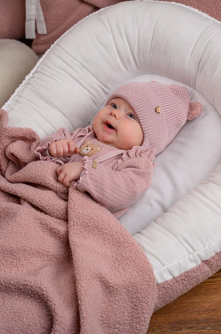 

Детская шапка Jamiks EDITH цвет розовый