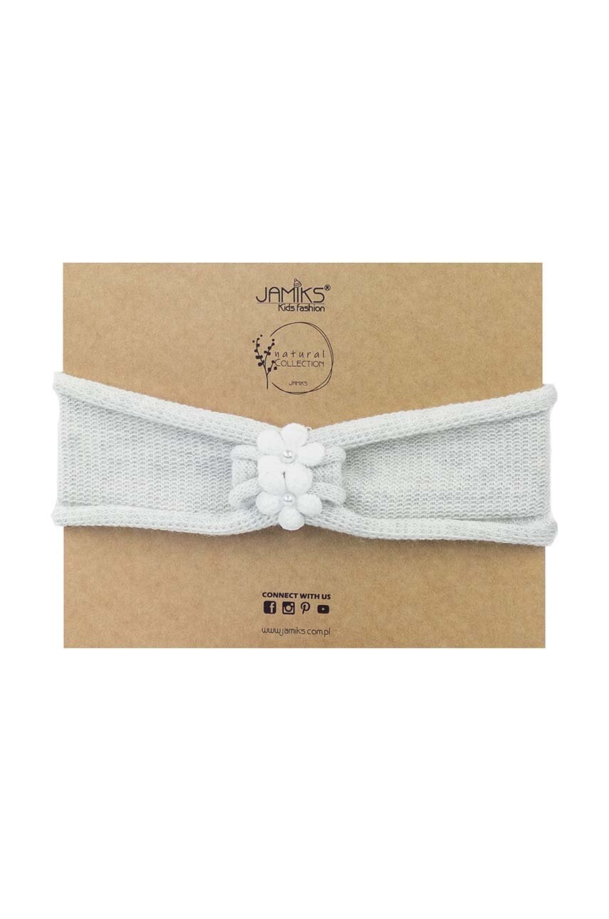 Детская повязка Jamiks HELENIA цвет серый