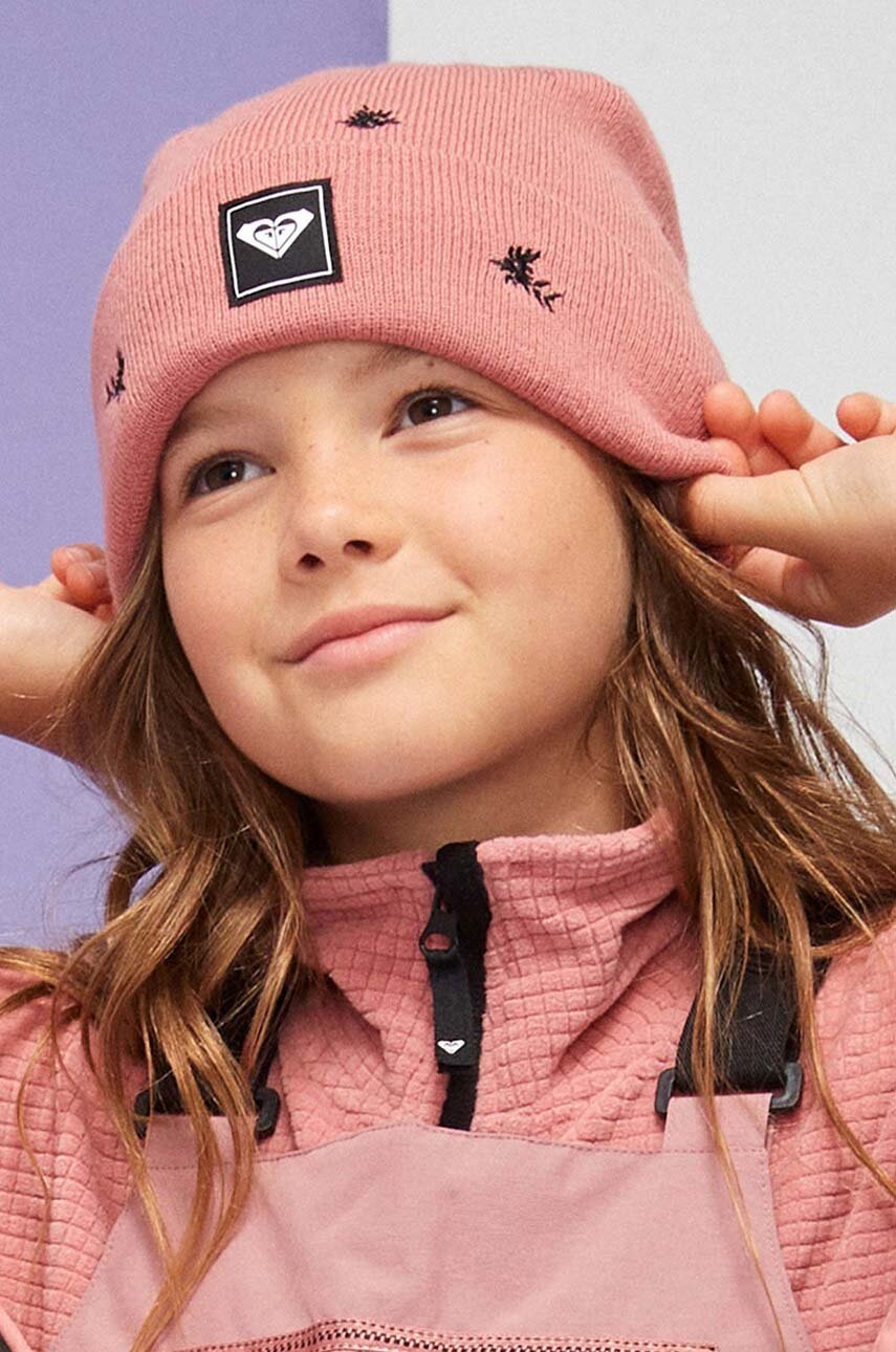 Детская шапка Roxy HEDDAGIRL HDWR цвет оранжевый Детская шапка Roxy HEDDAGIRL HDWR цвет оранжевый
