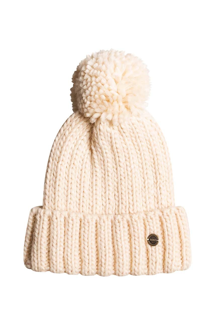 Детская шапка Roxy TRAFFIC JAM HDWR цвет бежевый Детская шапка Roxy TRAFFIC JAM HDWR цвет бежевый