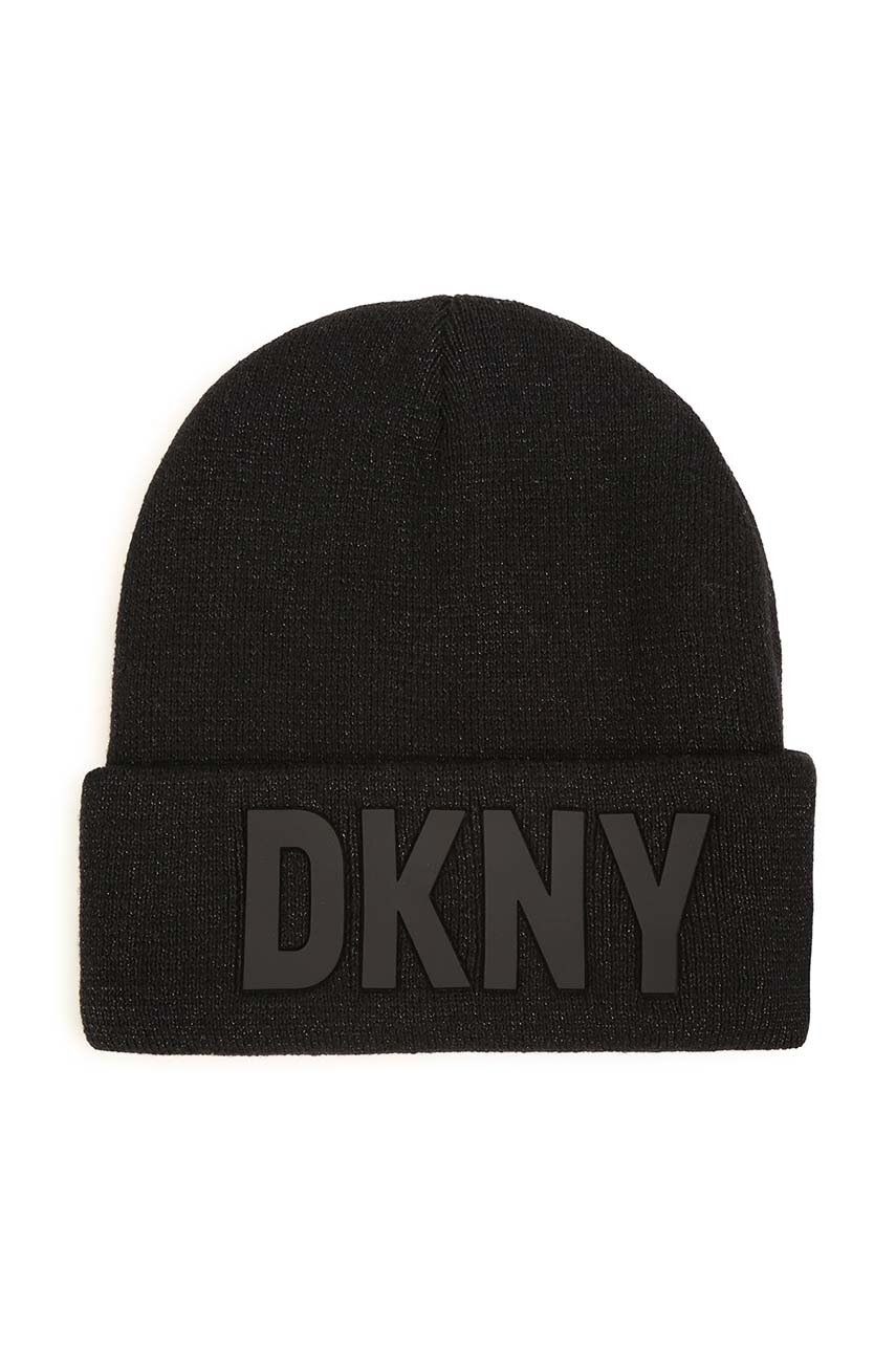 

Детска шапка Dkny в черно, Черен