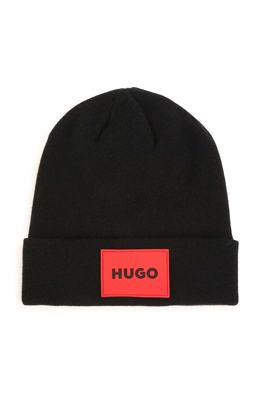 

Детская шапка HUGO цвет чёрный