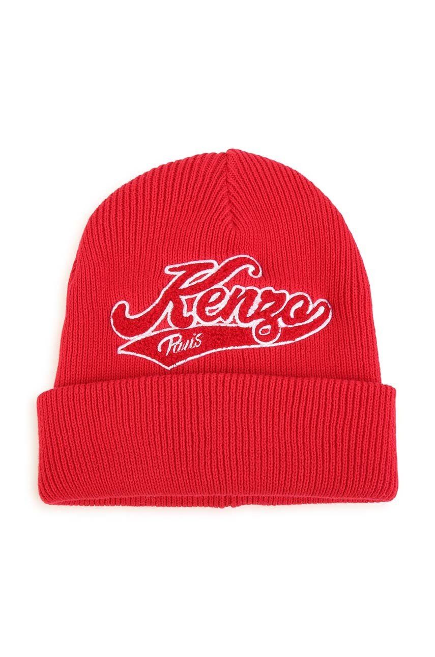 

Детская шапка Kenzo Kids цвет красный